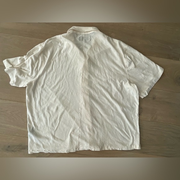 Rag & Bone men’s cream linen cotton blend button up - size XXL - Picture 7 of 7
